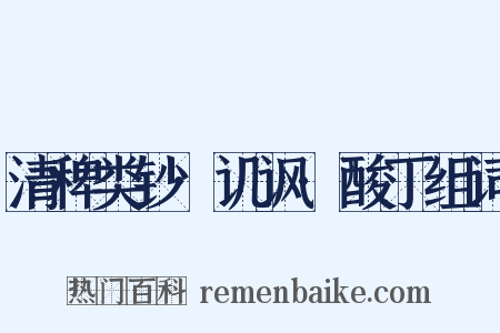 清稗类钞·讥讽·酸丁组词是什么意思的图片